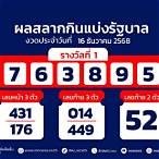 ตรวจหวยงวด16
